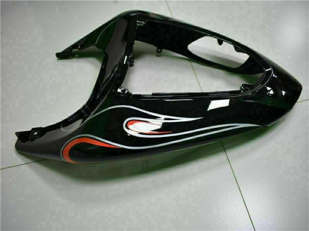 06-07 Schwarz rote Flamme Kawasaki ZX10R Motorrad Verkleidungen
