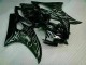 06-07 Silber Flamme Schwarz Yamaha YZF R6 Motorrad Verkleidung