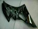 06-07 Silber Flamme Schwarz Yamaha YZF R6 Motorrad Verkleidung