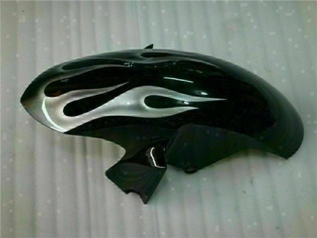 06-07 Silber Flamme Schwarz Yamaha YZF R6 Motorrad Verkleidung