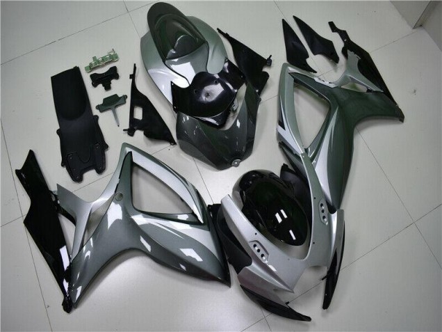 06-07 Silber Grau Suzuki GSXR 600/750 Motorrad Verkleidungen 06-07 Silber Grau Suzuki GSXR 600/750 Motorrad Verkleidungen