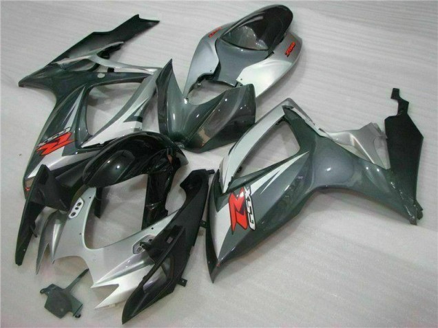 06-07 Silber Schwarz Suzuki GSXR 600/750 Motorrad Verkleidung