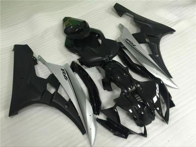 06-07 Silber Schwarz Yamaha YZF R6 Motorrad Verkleidung & Plastik 06-07 Silber Schwarz Yamaha YZF R6 Motorrad Verkleidung & Plastik