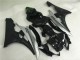 06-07 Silber Schwarz Yamaha YZF R6 Motorrad Verkleidung & Plastik 06-07 Silber Schwarz Yamaha YZF R6 Motorrad Verkleidung & Plastik