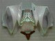 06-07 Weiß Braun Yamaha YZF R6 Motorrad Verkleidung