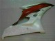 06-07 Weiß Braun Yamaha YZF R6 Motorrad Verkleidung