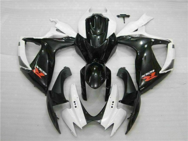 06-07 Weiß Schwarz Suzuki GSXR 600/750 Motorrad Verkleidungen