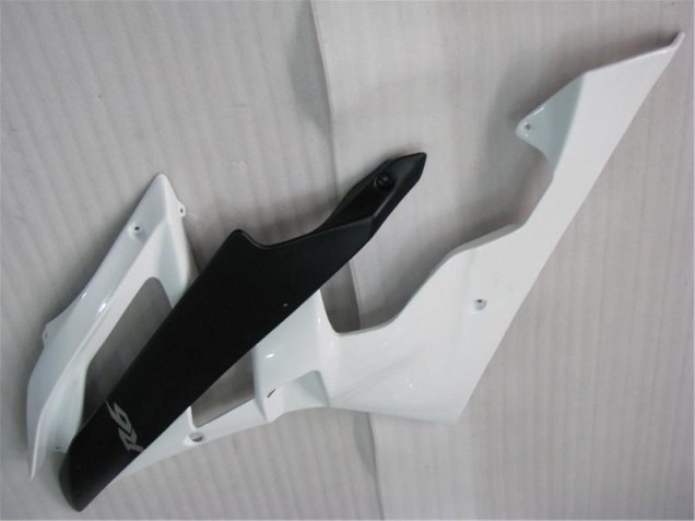 06-07 Weiß Schwarz Yamaha YZF R6 Motorrad Verkleidung