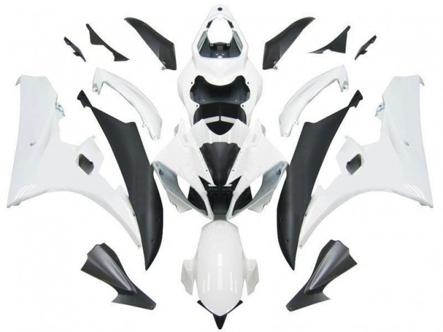 06-07 Weiß Schwarz Yamaha YZF R6 Motorrad Verkleidungen 06-07 Weiß Schwarz Yamaha YZF R6 Motorrad Verkleidungen