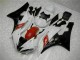 06-07 Weiß Schwarz Yamaha YZF R6 Motorrad Vollverkleidung 06-07 Weiß Schwarz Yamaha YZF R6 Motorrad Vollverkleidung