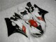06-07 Weiß Schwarz Yamaha YZF R6 Motorrad Vollverkleidung 06-07 Weiß Schwarz Yamaha YZF R6 Motorrad Vollverkleidung