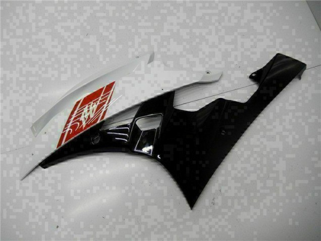 06-07 Weiß Schwarz Yamaha YZF R6 Motorrad Vollverkleidung 06-07 Weiß Schwarz Yamaha YZF R6 Motorrad Vollverkleidung