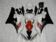 06-07 Weiß Schwarz Yamaha YZF R6 Motorrad Vollverkleidung 06-07 Weiß Schwarz Yamaha YZF R6 Motorrad Vollverkleidung