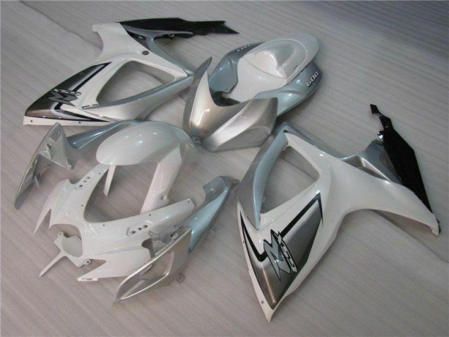06-07 Weiß Silber Suzuki GSXR 600/750 Motorrad Verkleidungen