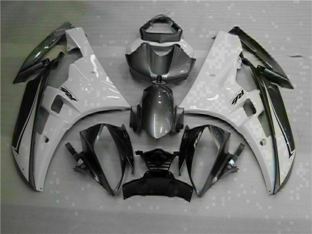 06-07 Weiß Silber Yamaha YZF R6 Motorrad Verkleidung 06-07 Weiß Silber Yamaha YZF R6 Motorrad Verkleidung