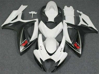 06-07 Weiß Suzuki GSXR 600/750 Motorrad Verkleidung