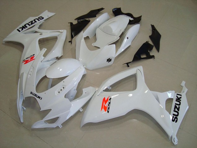 06-07 Weiß Suzuki GSXR 750 Motorrad Verkleidung 06-07 Weiß Suzuki GSXR 750 Motorrad Verkleidung