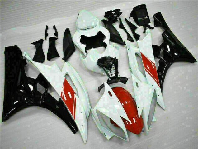 06-07 Weiß Yamaha YZF R6 Motorrad Verkleidungen 06-07 Weiß Yamaha YZF R6 Motorrad Verkleidungen