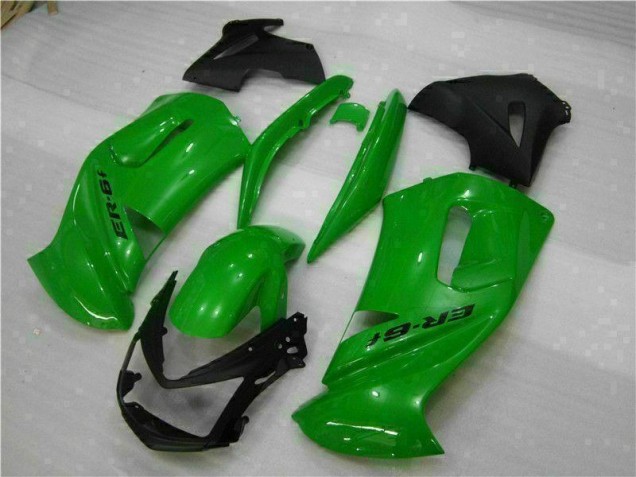 06-08 Grün Kawasaki EX650 Motorrad Verkleidung