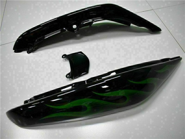 06-08 Grüne Flamme Kawasaki EX650 Motorrad Verkleidung 06-08 Grüne Flamme Kawasaki EX650 Motorrad Verkleidung