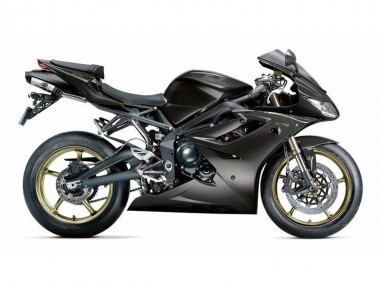 06-08 Matt Schwarz Triumph Daytona 675 Triple Motorrad Verkleidung