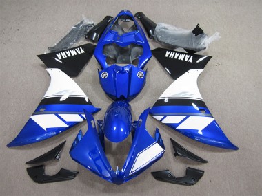 06-11 Blau Weiß Kawasaki ZX14R ZZR1400 Motorrad Verkleidung