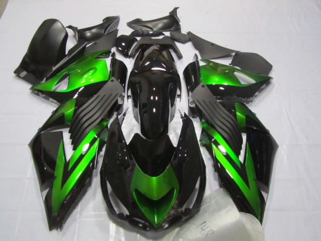 06-11 Schwarz Grün Kawasaki ZX14R ZZR1400 Motorrad Verkleidung 06-11 Schwarz Grün Kawasaki ZX14R ZZR1400 Motorrad Verkleidung