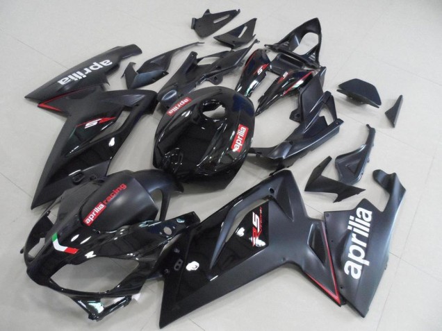 06-11 Schwarz und Matt Schwarz Aprilia RS125 Motorrad Verkleidung 06-11 Schwarz und Matt Schwarz Aprilia RS125 Motorrad Verkleidung