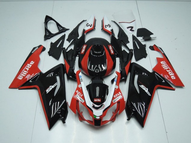 06-11 Schwarz und Rot Aprilia RS125 Motorrad Verkleidung 06-11 Schwarz und Rot Aprilia RS125 Motorrad Verkleidung