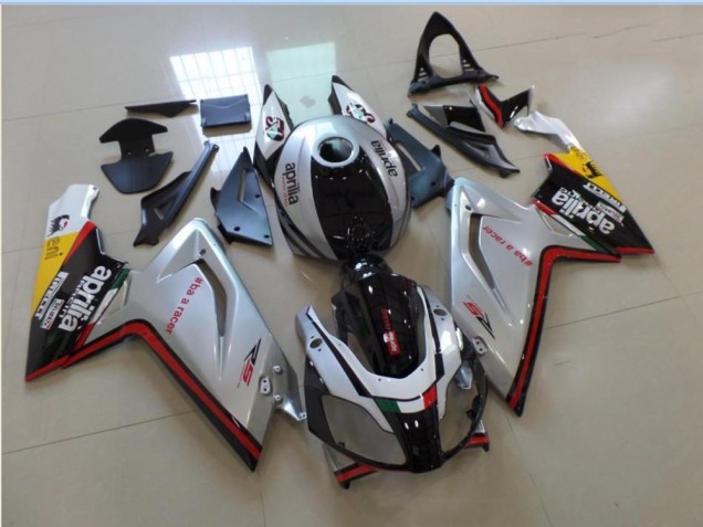 06-11 Silber Schwarz Rot Aprilia RS125 Motorrad Verkleidung 06-11 Silber Schwarz Rot Aprilia RS125 Motorrad Verkleidung