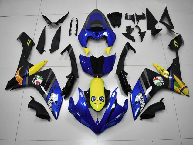 07-08 Blau Hai Yamaha YZF R1 Motorrad Verkleidung