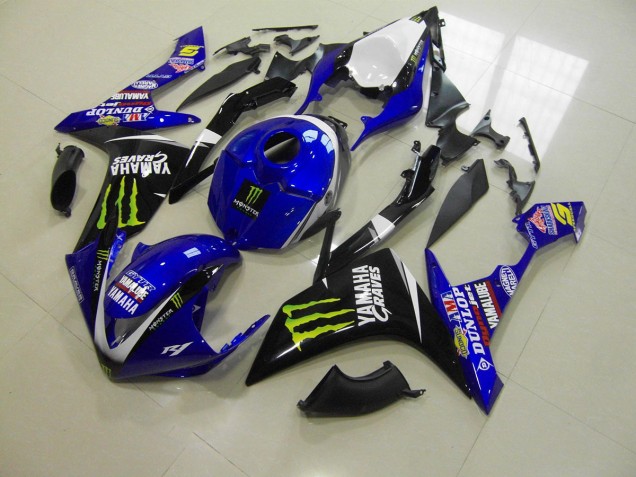 07-08 Blau Monster Yamaha YZF R1 Motorrad Verkleidung