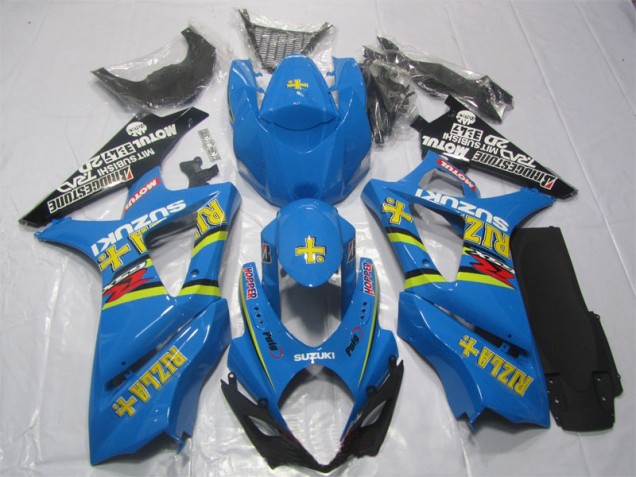 07-08 Blau Rizla Suzuki GSXR 1000 Motorrad Verkleidung