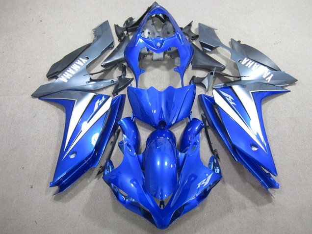 07-08 Blau Silber Yamaha YZF R1 Motorrad Verkleidung 07-08 Blau Silber Yamaha YZF R1 Motorrad Verkleidung