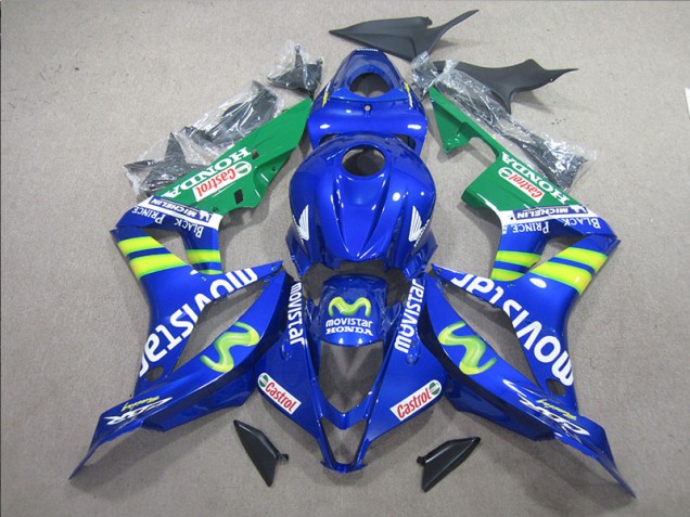 07-08 Blau Weiß Movistar Honda CBR600RR Motorrad Verkleidung 07-08 Blau Weiß Movistar Honda CBR600RR Motorrad Verkleidung