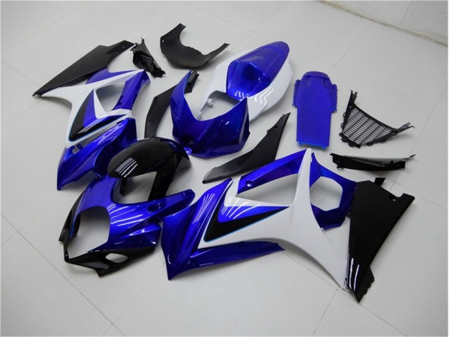 07-08 Blau Weiß Schwarz Suzuki GSXR 1000 Motorrad Verkleidung 07-08 Blau Weiß Schwarz Suzuki GSXR 1000 Motorrad Verkleidung