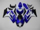 07-08 Blau Weiß Schwarz Suzuki GSXR 1000 Motorrad Verkleidung 07-08 Blau Weiß Schwarz Suzuki GSXR 1000 Motorrad Verkleidung