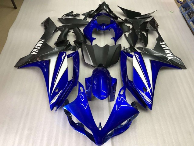 07-08 Blau Weiß Yamaha YZF R1 Motorrad Vollverkleidung