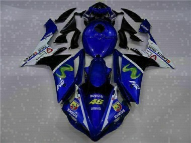 07-08 Blau Yamaha YZF R1 Motorrad Verkleidung Komplett Sets