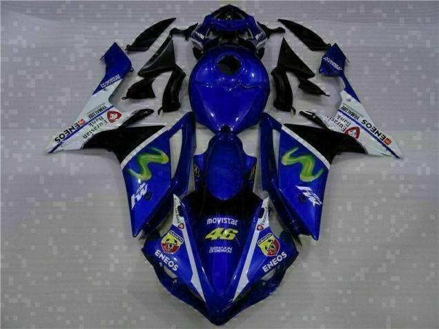 07-08 Blau Yamaha YZF R1 Motorrad Verkleidung Komplett Sets