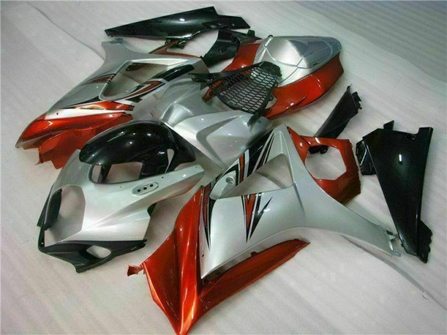 07-08 Braun Silber Suzuki GSXR 1000 Motorrad Verkleidung 07-08 Braun Silber Suzuki GSXR 1000 Motorrad Verkleidung