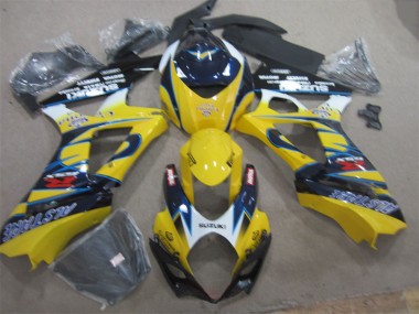 07-08 Gelb Blau Suzuki GSXR 1000 Motorrad Verkleidung