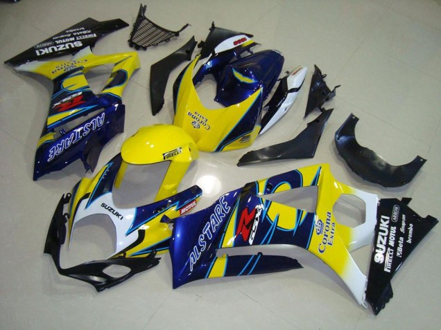 07-08 Gelb Corona Suzuki GSXR 1000 Motorrad Verkleidung
