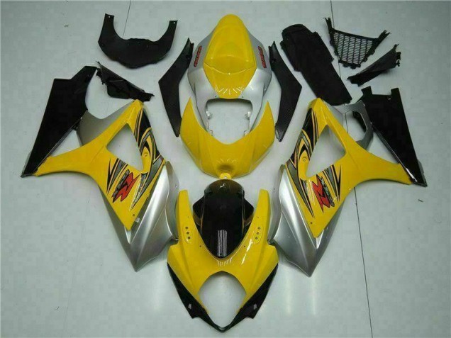 07-08 Gelb Suzuki GSXR 1000 Motorrad Vollverkleidung 07-08 Gelb Suzuki GSXR 1000 Motorrad Vollverkleidung