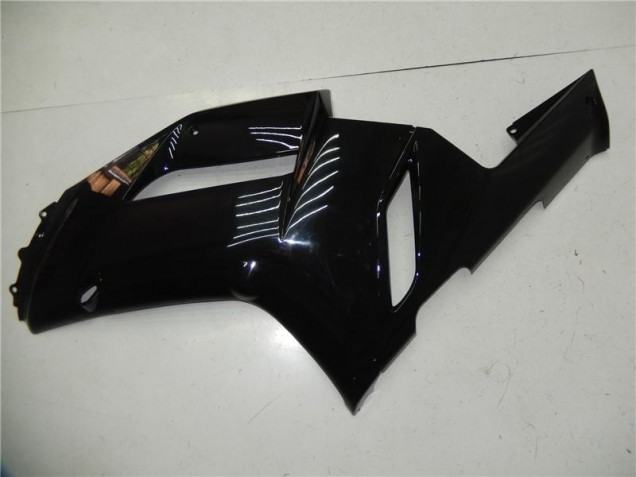 07-08 Glänzend Schwarz Kawasaki ZX6R Motorrad Verkleidungen 07-08 Glänzend Schwarz Kawasaki ZX6R Motorrad Verkleidungen