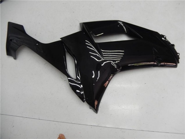 07-08 Glänzend Schwarz Kawasaki ZX6R Motorrad Verkleidungen 07-08 Glänzend Schwarz Kawasaki ZX6R Motorrad Verkleidungen