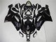 07-08 Glänzend Schwarz Kawasaki ZX6R Motorrad Verkleidungen 07-08 Glänzend Schwarz Kawasaki ZX6R Motorrad Verkleidungen