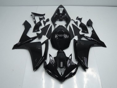 07-08 Glänzend Schwarz Yamaha YZF R1 Motorrad Verkleidung