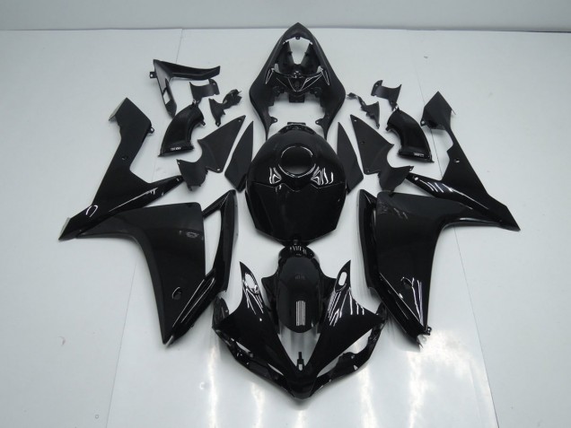 07-08 Glänzend Schwarz Yamaha YZF R1 Motorrad Verkleidung 07-08 Glänzend Schwarz Yamaha YZF R1 Motorrad Verkleidung