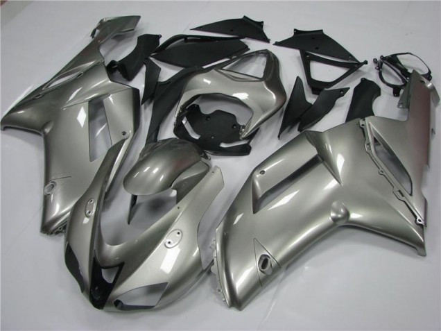 07-08 Grau Kawasaki ZX6R Motorrad Verkleidung